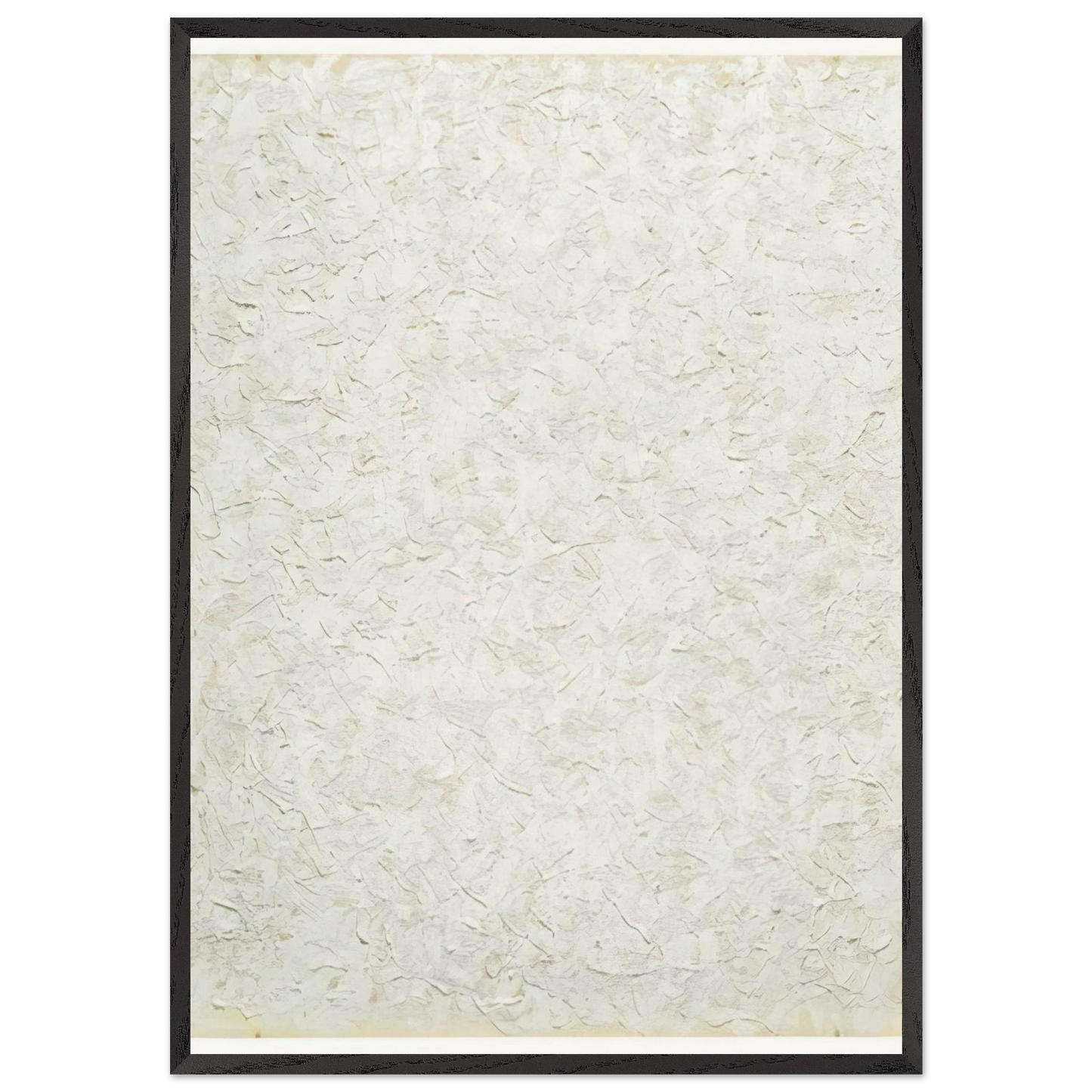 Rule - Robert Ryman 70x100 cm / 28x40 inches Framed Art Print – Black Wooden Frame