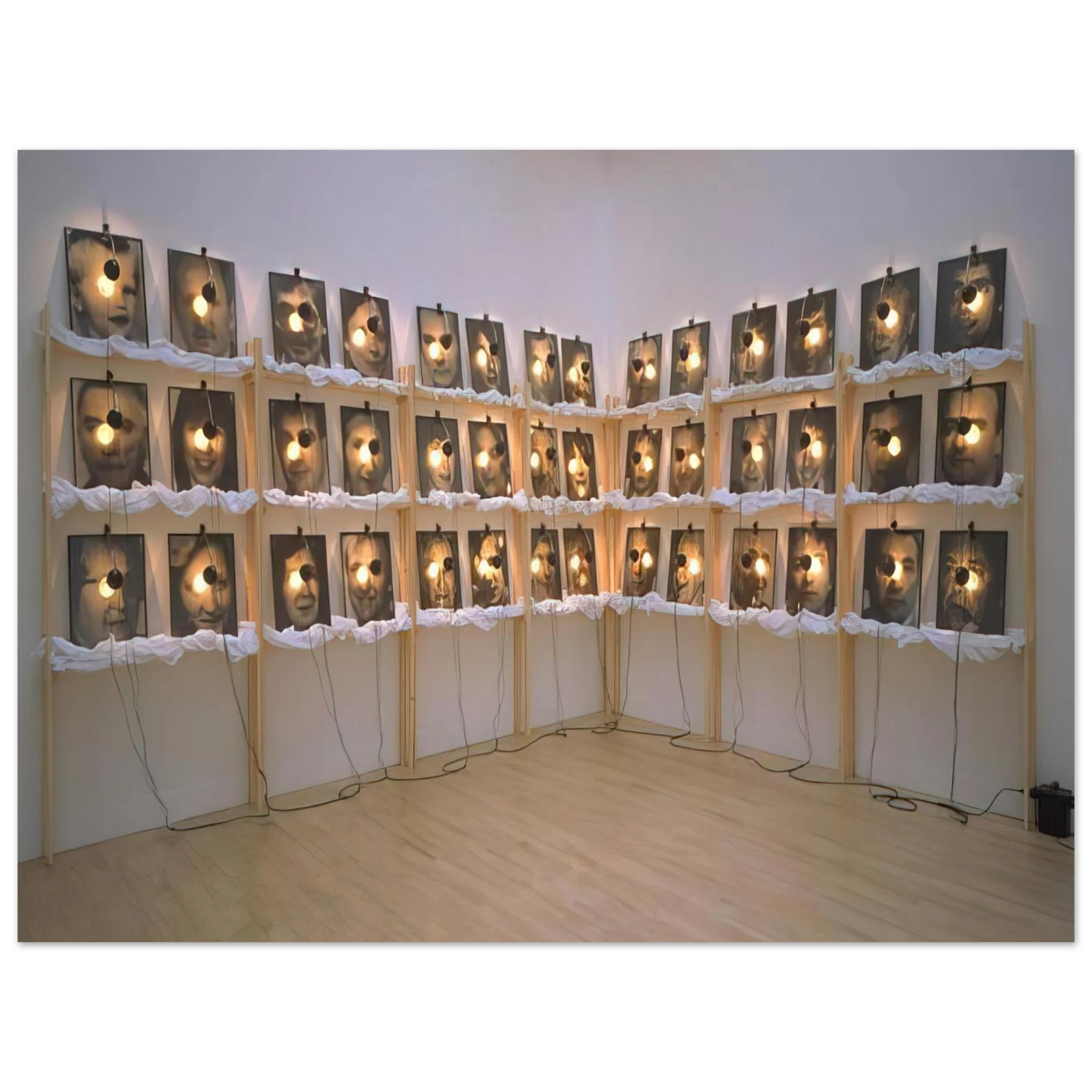 Christian Boltanski - THE RESERVE OF DEAD SWISS 1990  75x100 cm / 30x40inches Fine Art Poster