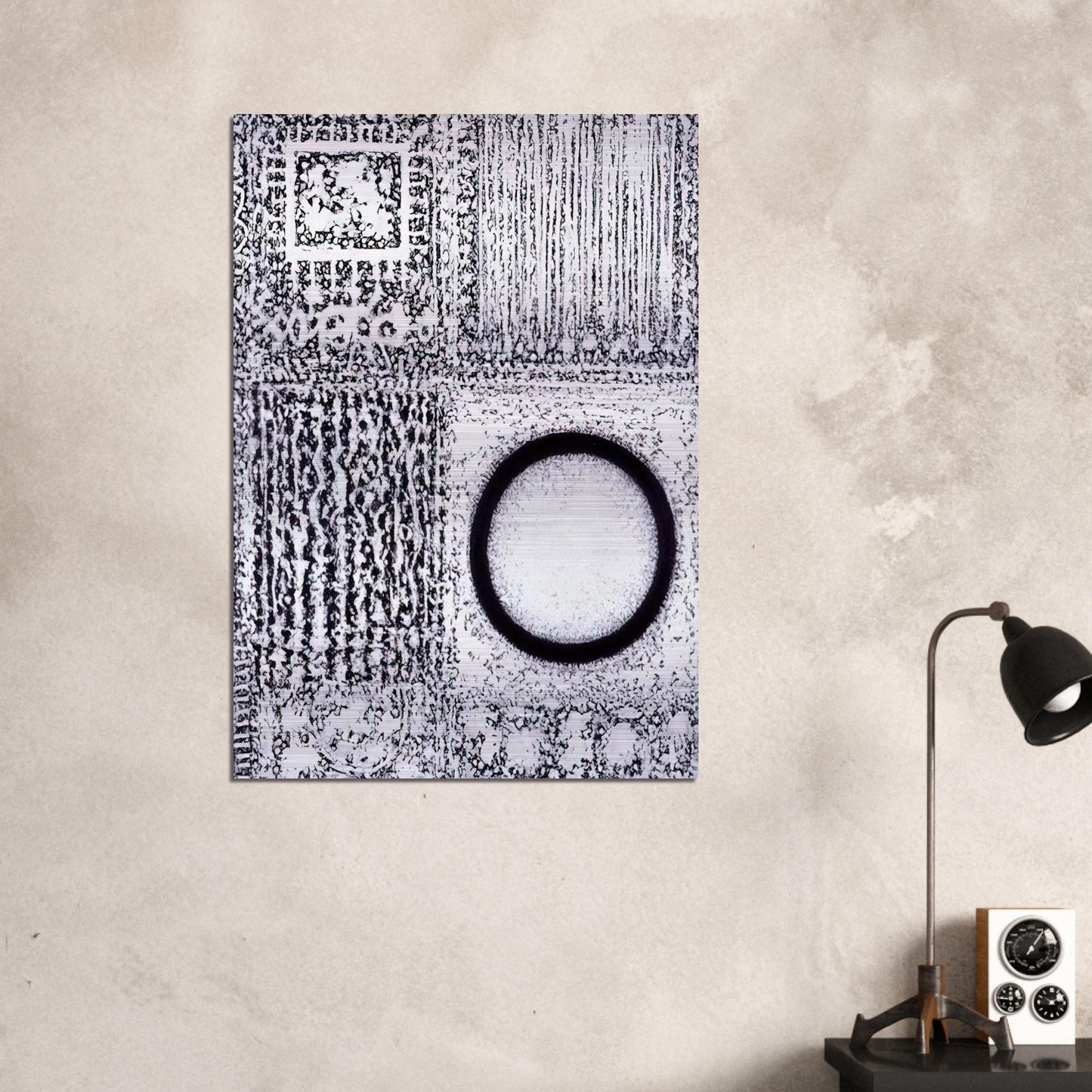 Circle by the Falling Waters - Richard Pousette-Dart Brushed Aluminum Print - 70x100 cm / 28x40 inches | Richard Pousette-Dart Aluminum Print | Richard Pousette-Dart Prints