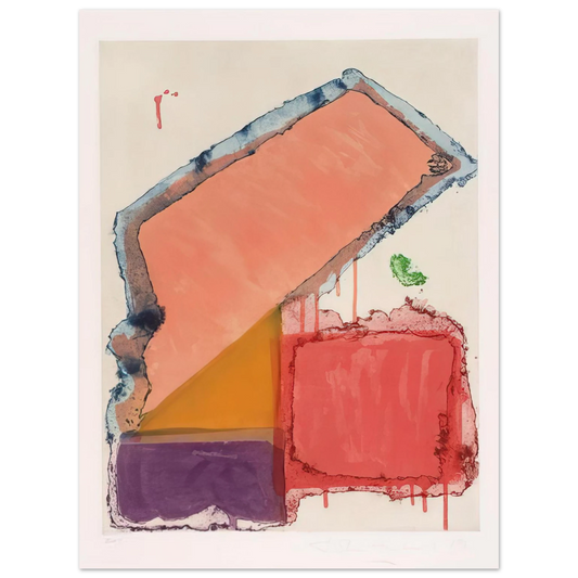 John Hoyland - Anking - 1979  75x100 cm / 30x40inches Fine Art Poster