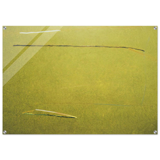Green Mountain Man - 1975 - Ronnie Landfield Acrylic Print - 70x100 cm / 28x40″ inches