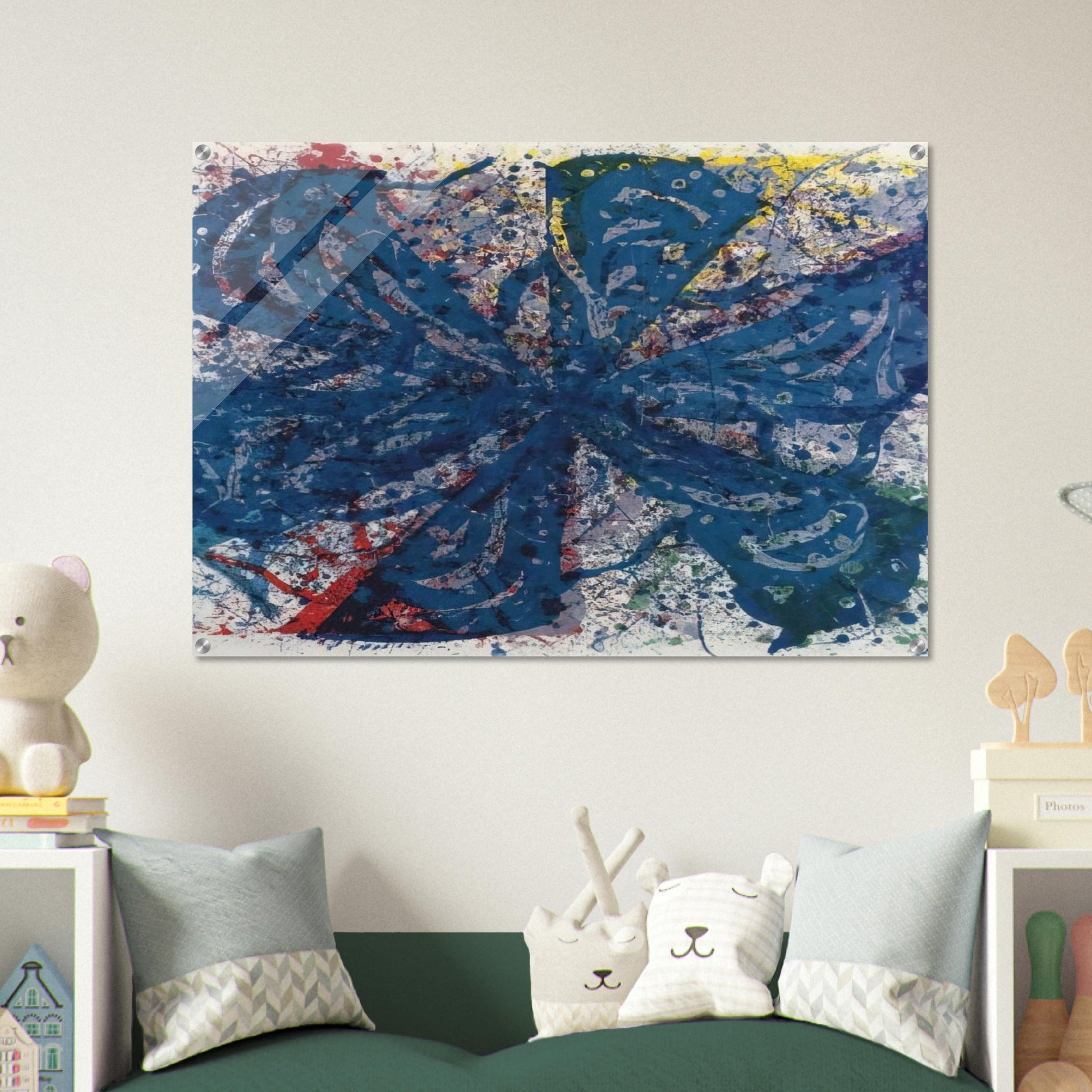 Untitled  L. L233; G. 820  - Sam Francis Acrylic Print - 70x100 cm / 28x40″ inches