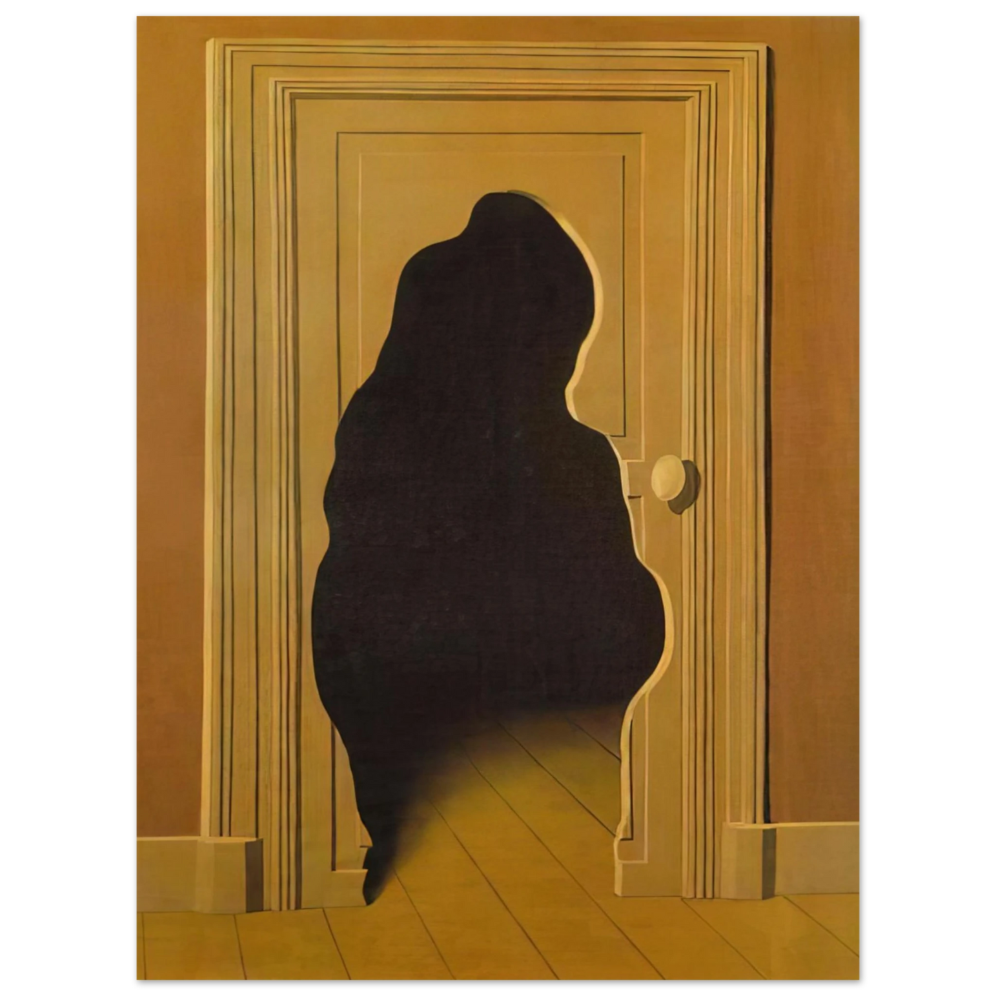 Rene Magritte - UNEXPECTED ANSWER 1933  75x100 cm / 30x40inches Fine Art Poster
