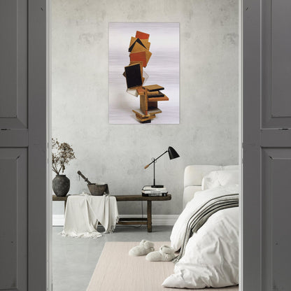 DIVERTIMENTO 1995 - Esteban Vicente Brushed Aluminum Print - 70x100 cm / 28x40 inches | Esteban Vicente Aluminum Print | Esteban Vicente Prints