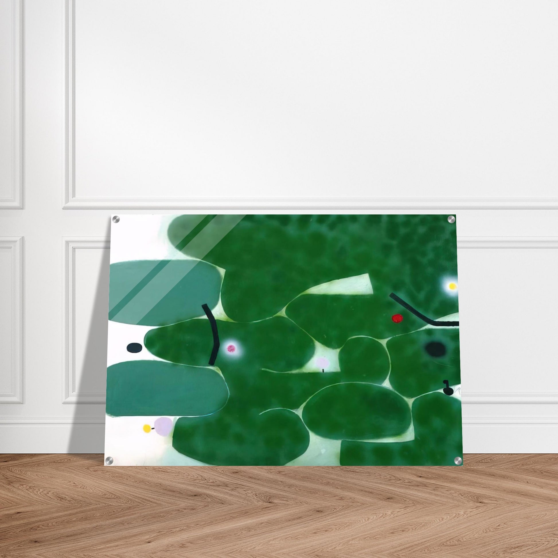 THE GREEN EARTH 1980 - Victor Pasmore Acrylic Print - 70x100 cm / 28x40″ inches | Victor Pasmore Wall Art | Victor Pasmore Prints