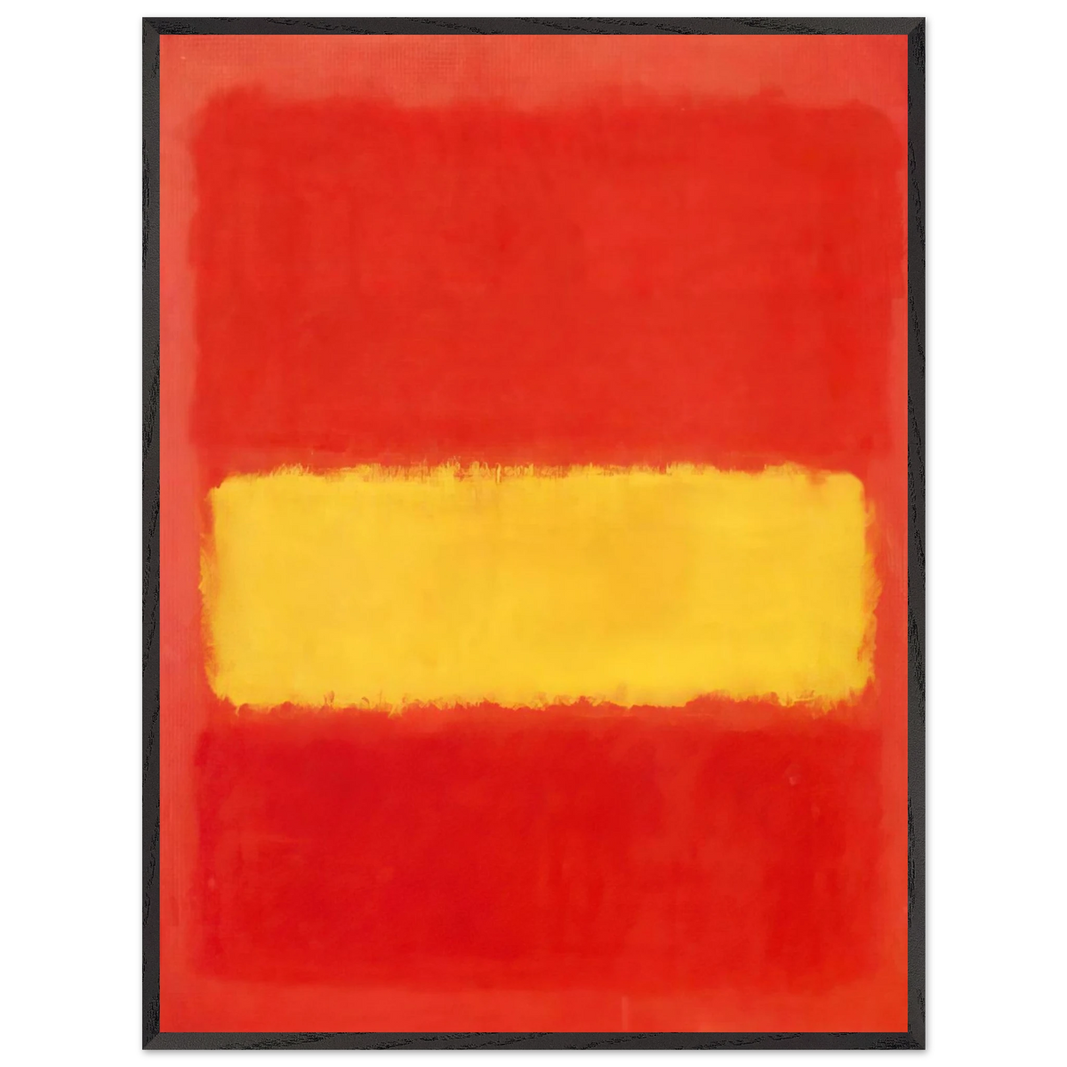 Mark Rothko - Yellow band - 1956 Wall Art - 60x80 cm / 24x32 inches - Fine Art Poster-canvas - -