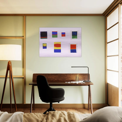 Tablet #153 - Ellsworth Kelly Brushed Aluminum Print - 70x100 cm / 28x40 inches | Ellsworth Kelly Aluminum Print | Ellsworth Kelly Prints