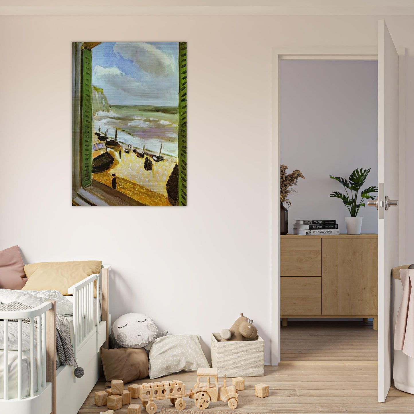 OPEN WINDOW AT COLLIOURE 1905 - Henri Matisse Brushed Aluminum Print - 70x100 cm / 28x40 inches | Henri Matisse Aluminum Print | Henri Matisse Prints