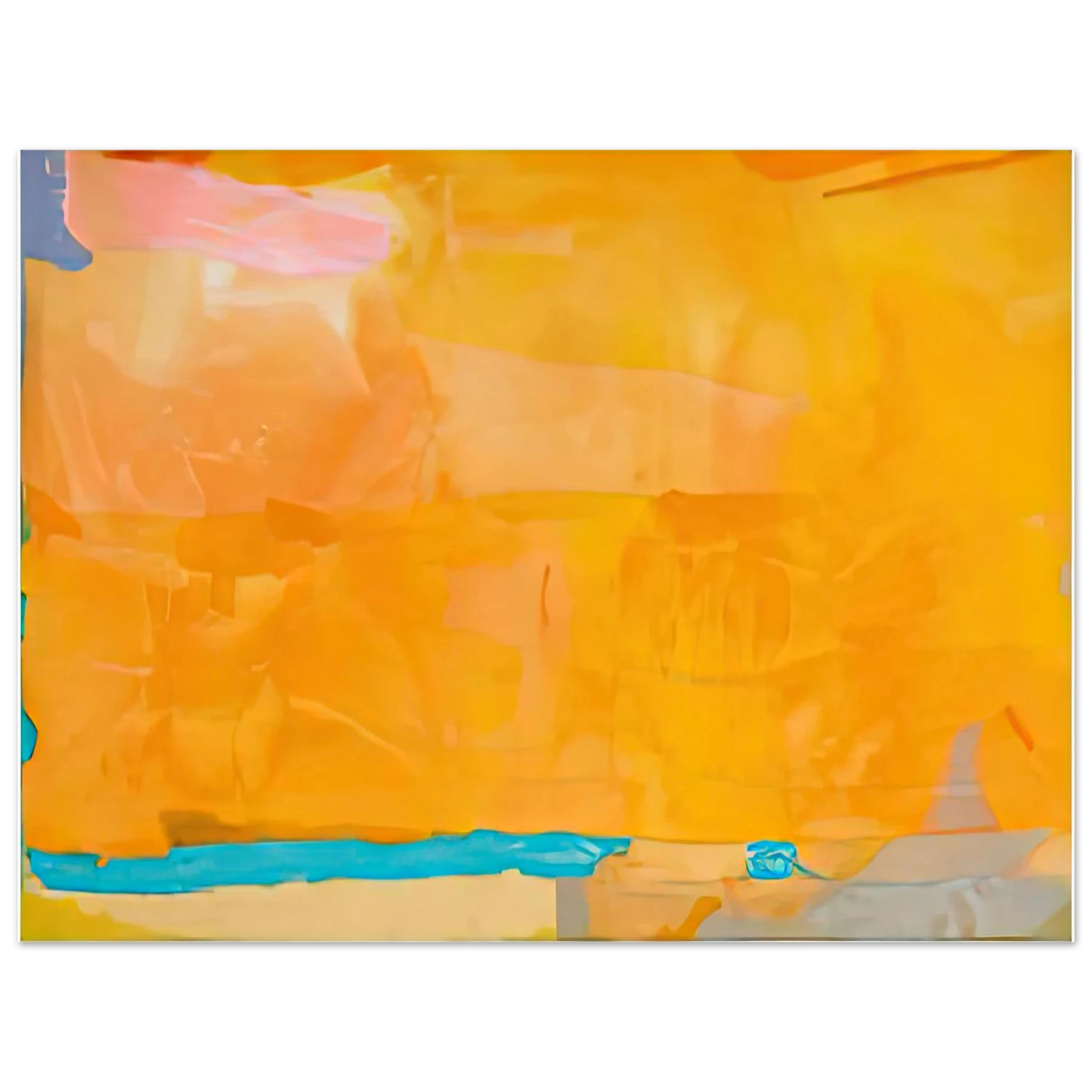 Helen Frankenthaler - Royal Fireworks, 1975- Wall Art - 21x29.7 cm / 8x12" - Fine Art Poster-canvas - -