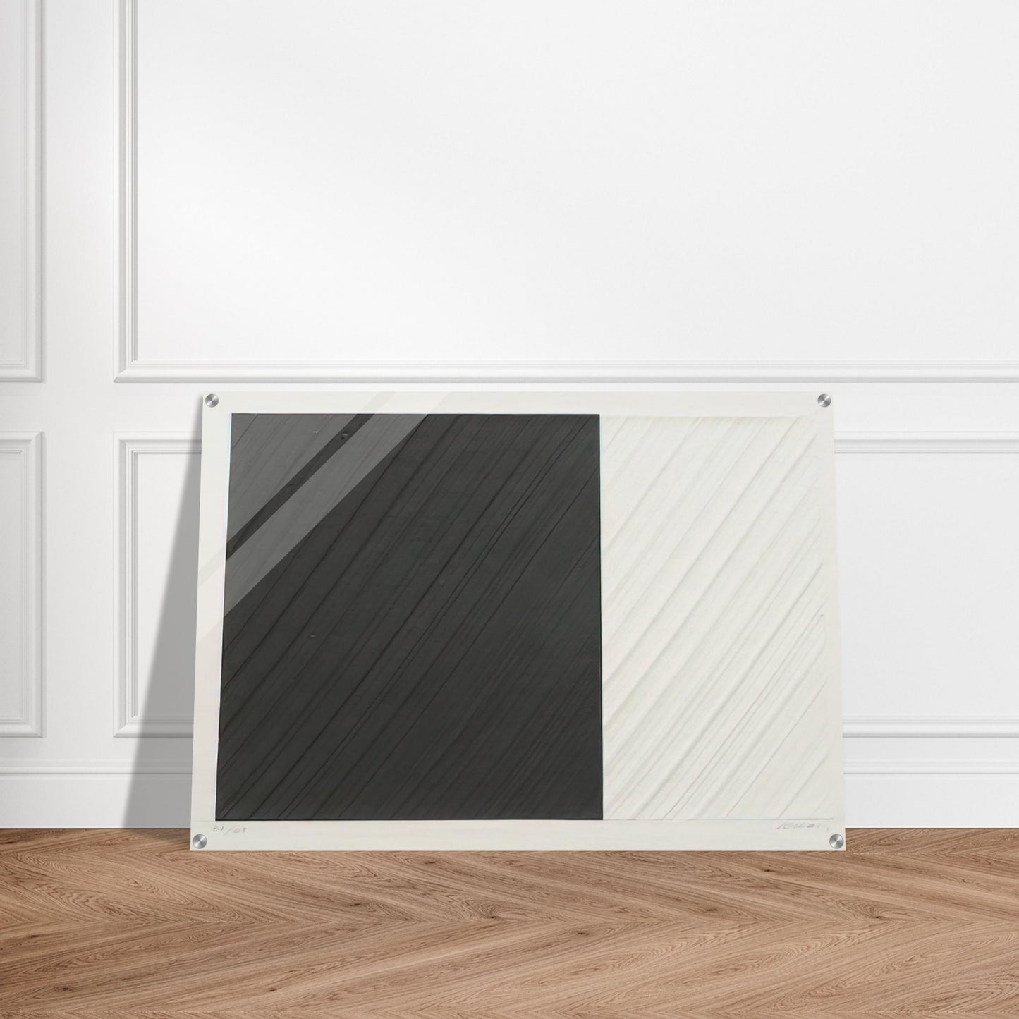 Untitled - 1991 - Pierre Soulages Acrylic Print - 70x100 cm / 28x40″ inches