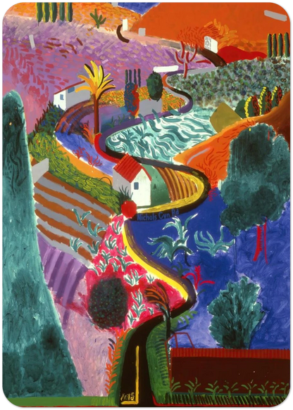 David Hockney By David Hockney Pack of 10 Post Cards | David Hockney Post Cards | A6 (10.5 x 14.8 cm) - 4.1 x 5.8 inches