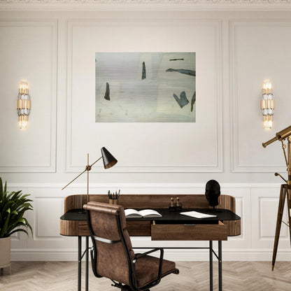 ABSTRACT COMPOSITION - Salvador Dali Brushed Aluminum Print - 70x100 cm / 28x40 inches | Salvador Dali Aluminum Print | Salvador Dali Prints