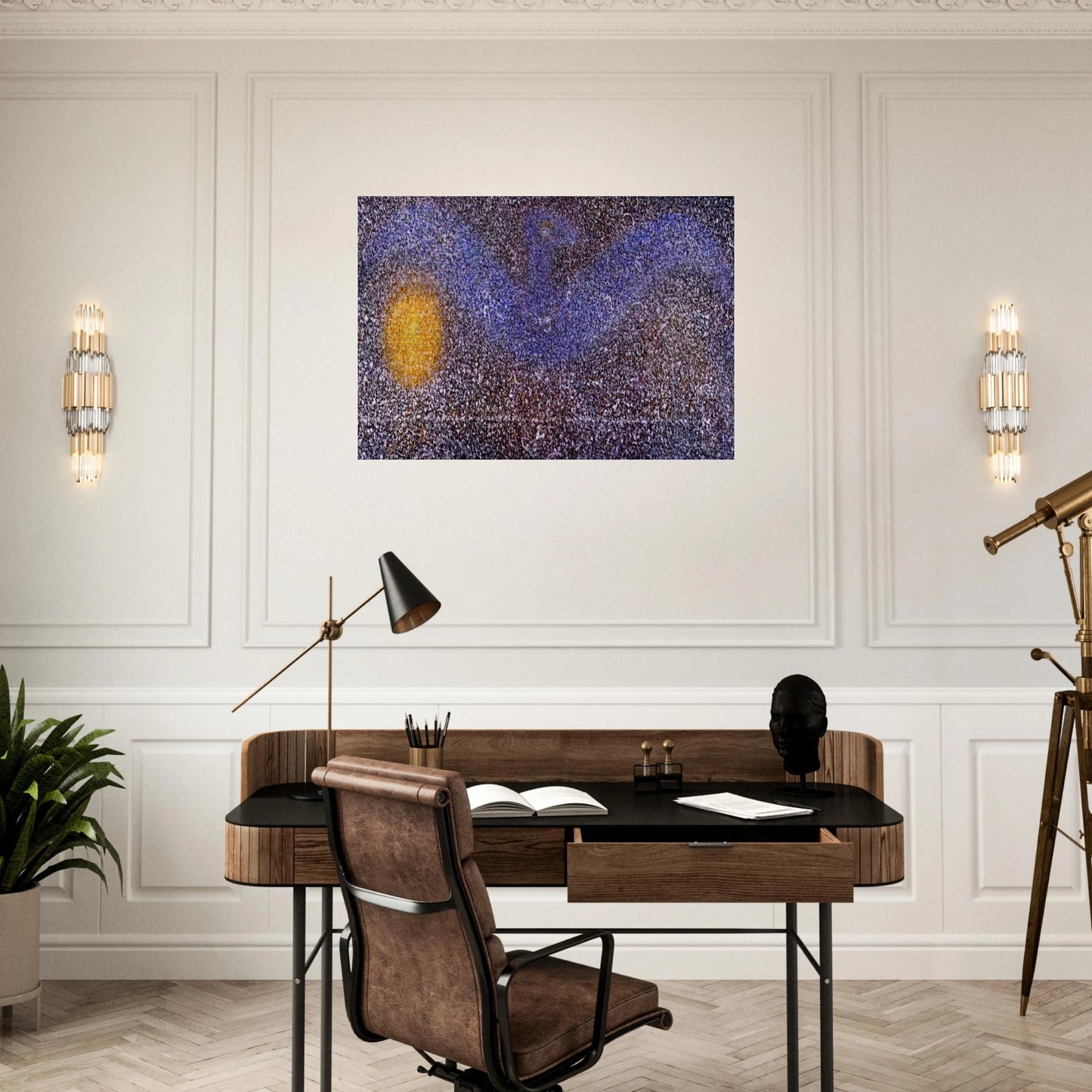 Phoenix Presence - Richard Pousette-Dart Brushed Aluminum Print - 70x100 cm / 28x40 inches | Richard Pousette-Dart Aluminum Print | Richard Pousette-Dart Prints