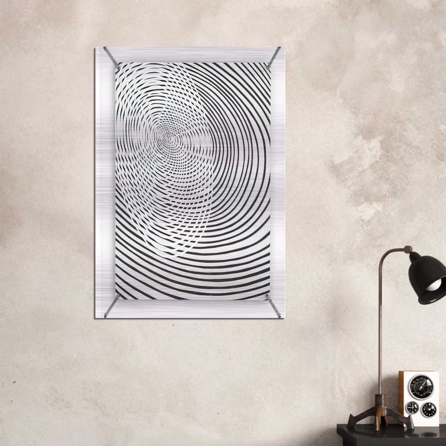 SPIRALES 1967 - Jesus Rafael Soto Brushed Aluminum Print - 70x100 cm / 28x40 inches | Jesus Rafael Soto Aluminum Print | Jesus Rafael Soto Prints