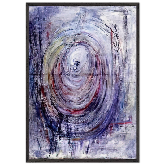 Le Tourbillon - 1947 - Wols 70x100 cm / 28x40 inches Framed Art Print – Black Wooden Frame