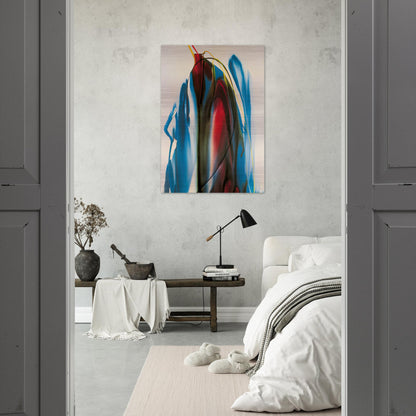 Phenomena Waiting Gables - Paul Jenkins Brushed Aluminum Print - 70x100 cm / 28x40 inches | Paul Jenkins Aluminum Print | Paul Jenkins Prints