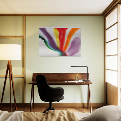 Phenomena Compass Bearing - Paul Jenkins Brushed Aluminum Print - 70x100 cm / 28x40 inches | Paul Jenkins Aluminum Print | Paul Jenkins Prints