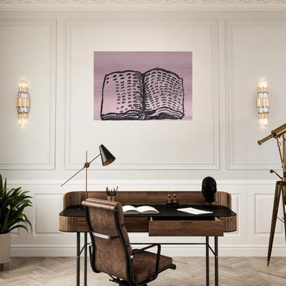 UNTITLED BOOK - Philip Guston Brushed Aluminum Print - 70x100 cm / 28x40 inches | Philip Guston Aluminum Print | Philip Guston Prints