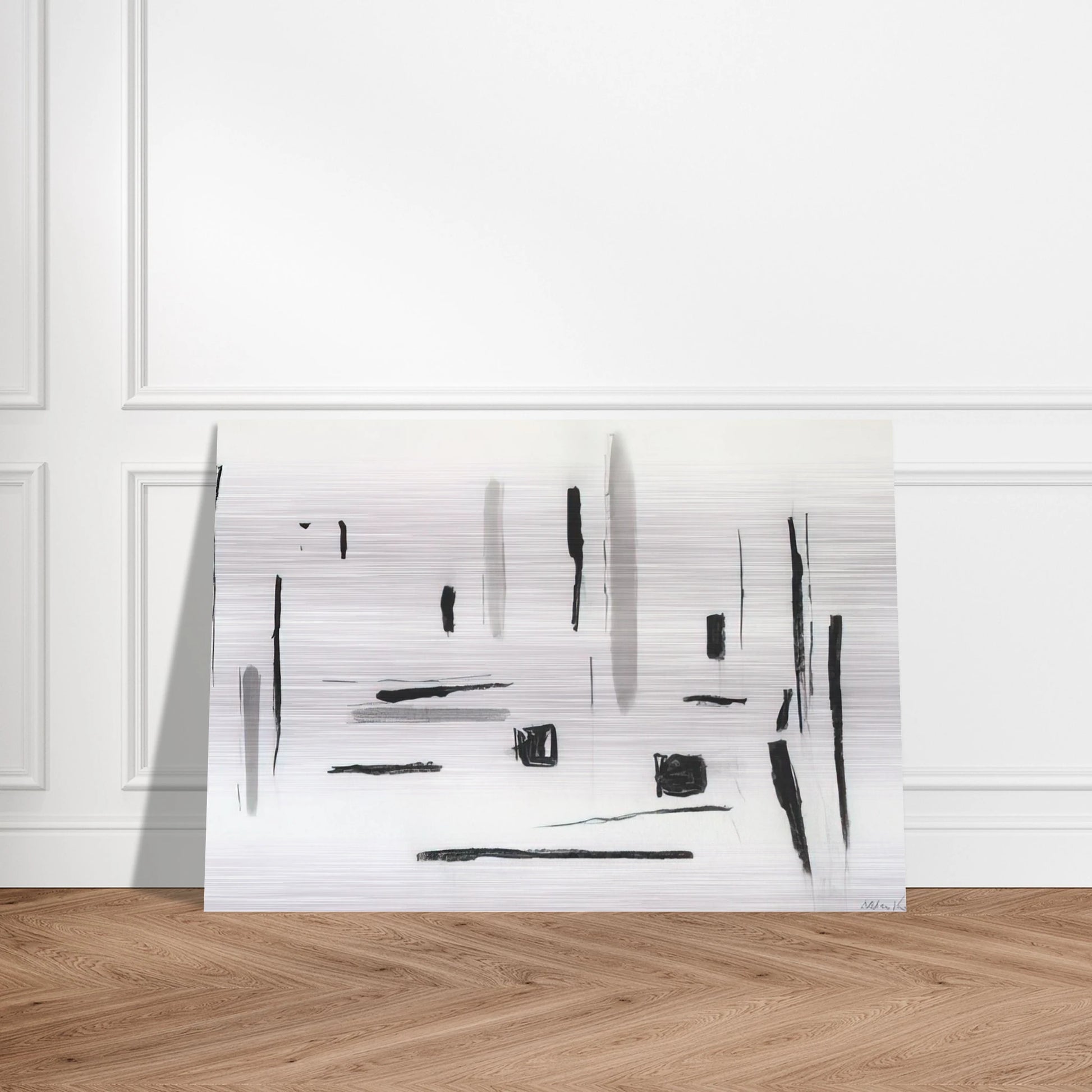 UNTITLED 1977 - Esteban Vicente Brushed Aluminum Print - 70x100 cm / 28x40 inches | Esteban Vicente Aluminum Print | Esteban Vicente Prints