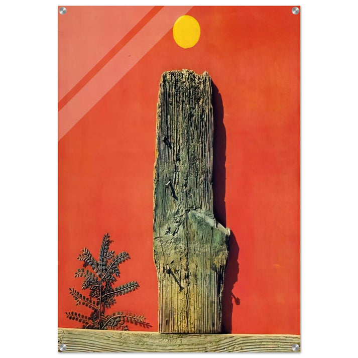 Red Forest - Max Ernst Acrylic Print - 70x100 cm / 28x40″ inches | Max Ernst Wall Art | Max Ernst Prints