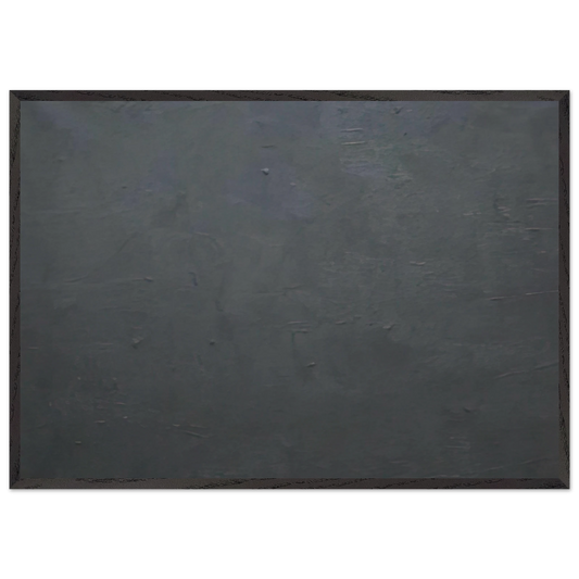 TOWNSCAPE M8 GREY 1968 - Gerhard Richter 70x100 cm / 28x40 inches Framed Art Print – Black Wooden Frame