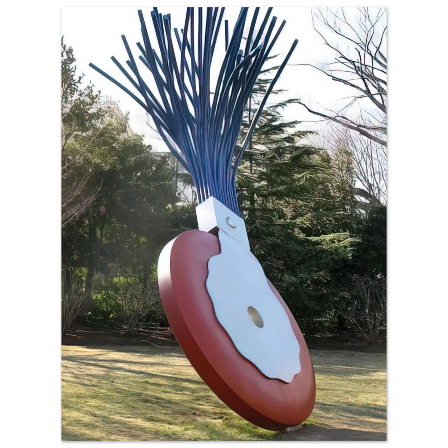 Claes Oldenburg - TYPEWRITER ERASER SCALE X COLLABORATION WITH VAN BRUGGEN 1999  75x100 cm / 30x40inches Fine Art Poster