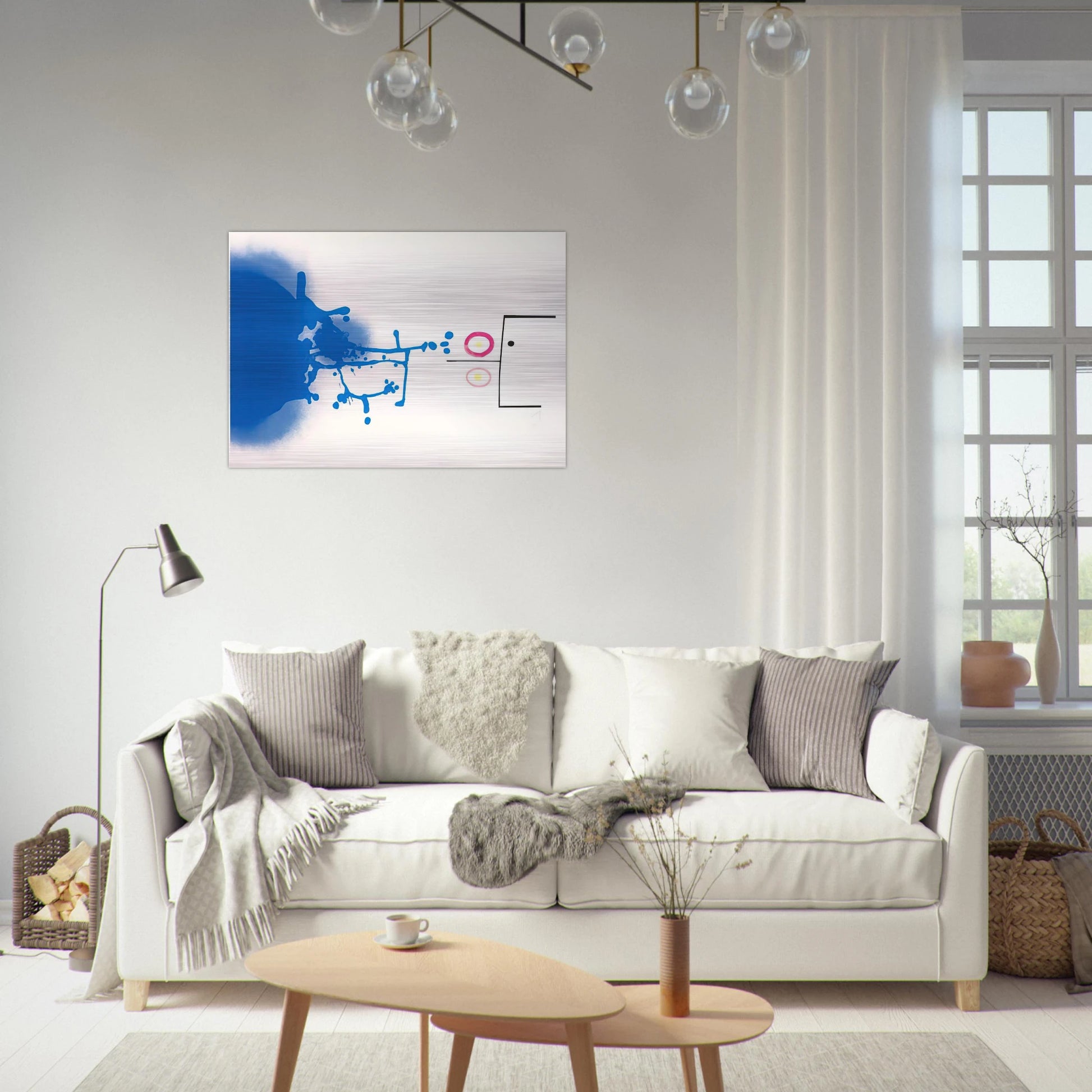 SUN AND SKY 1979 - Victor Pasmore Brushed Aluminum Print - 70x100 cm / 28x40 inches | Victor Pasmore Aluminum Print | Victor Pasmore Prints