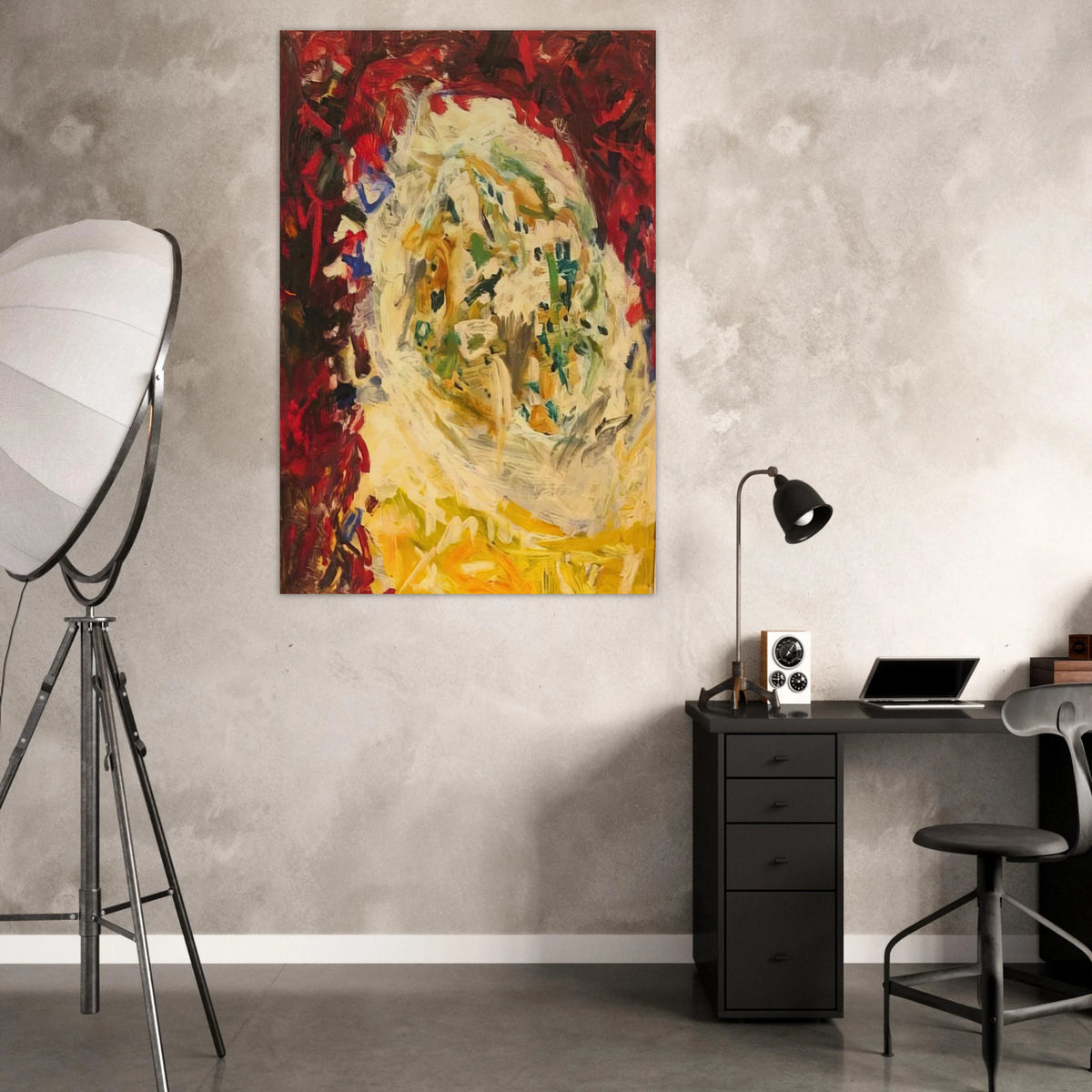 Christmas Tree - 1956 - Gene Davis Art Prints - 100x150 cm / 40x60″ inches | Gene Davis Poster | Gene Davis Prints