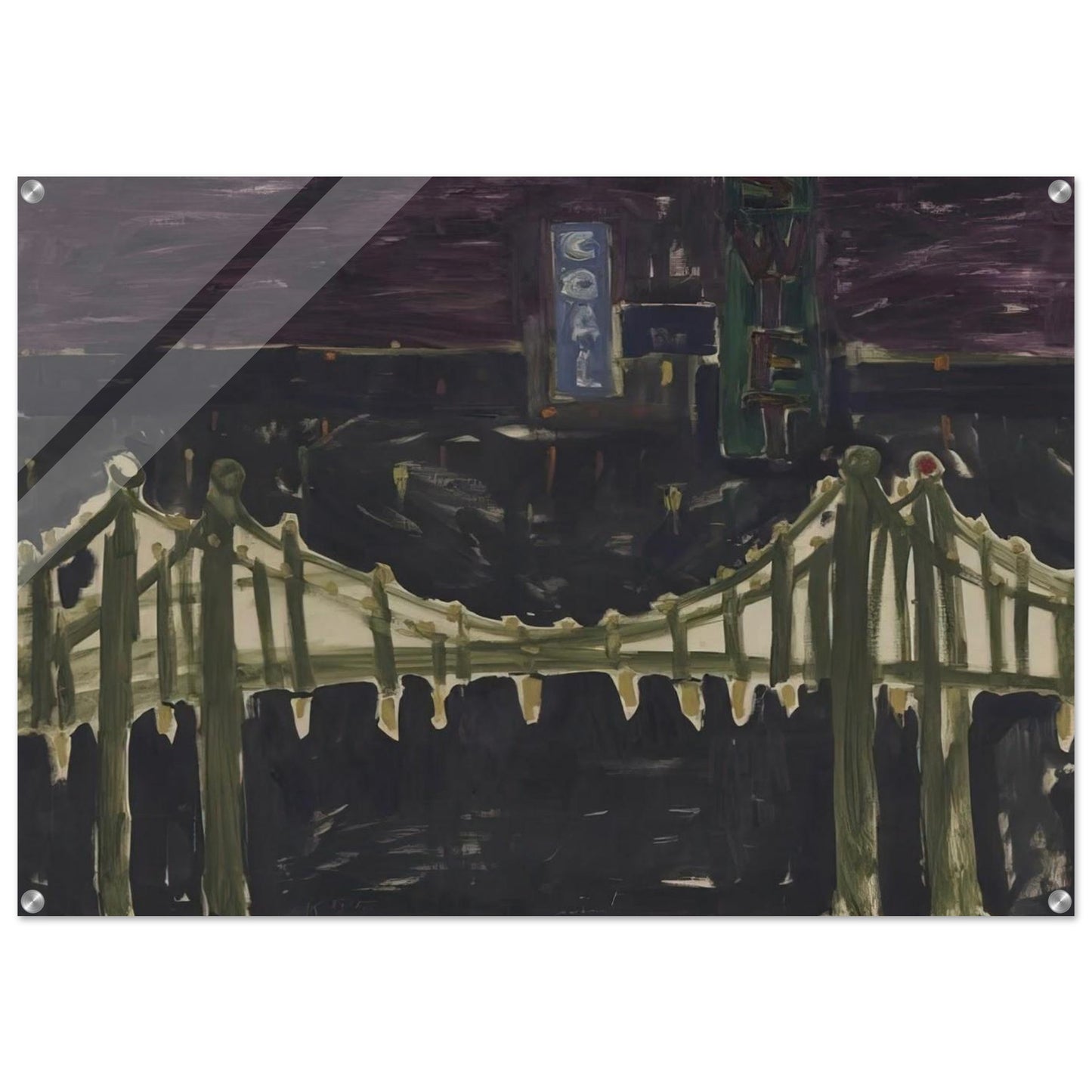 George Washington Bridge - Allan Kaprow Acrylic Print - 70x100 cm / 28x40″ inches | Allan Kaprow Wall Art | Allan Kaprow Prints