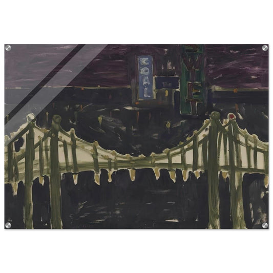 George Washington Bridge - Allan Kaprow Acrylic Print - 70x100 cm / 28x40″ inches | Allan Kaprow Wall Art | Allan Kaprow Prints