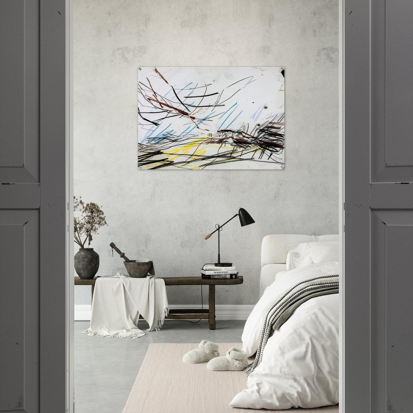 WORKING DRAWING FOR PRIMROSE HILL 1 - Frank Auerbach Acrylic Print - 70x100 cm / 28x40″ inches