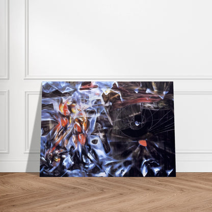 DISASTERS OF MYSTICISM - Roberto Matta Brushed Aluminum Print - 70x100 cm / 28x40 inches | Roberto Matta Aluminum Print | Roberto Matta Prints