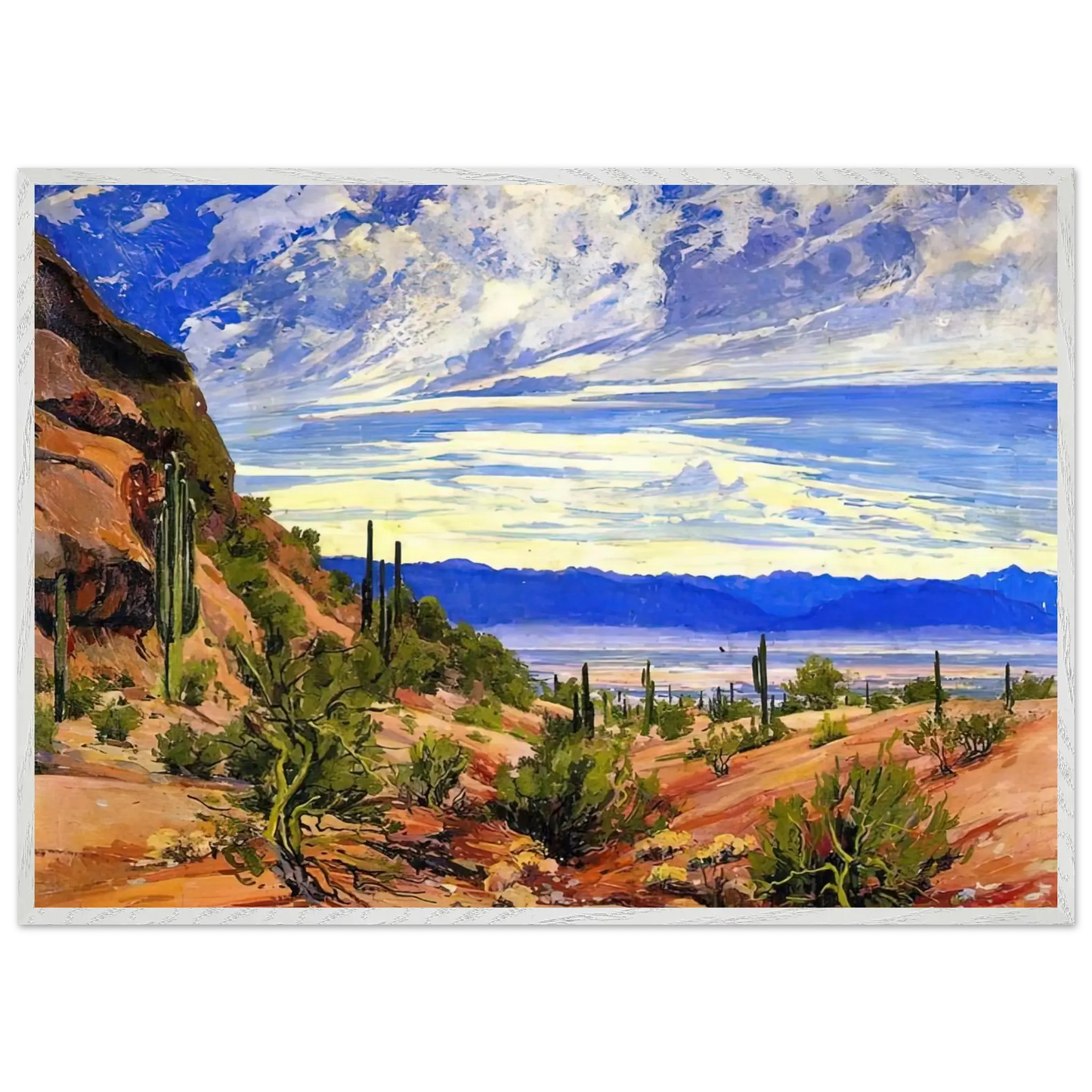 Maynard Dixon - WASHOE WICKIUP 1919 Wall art - 40x50 cm / 16x20 Inches - Fine Art Poster - -