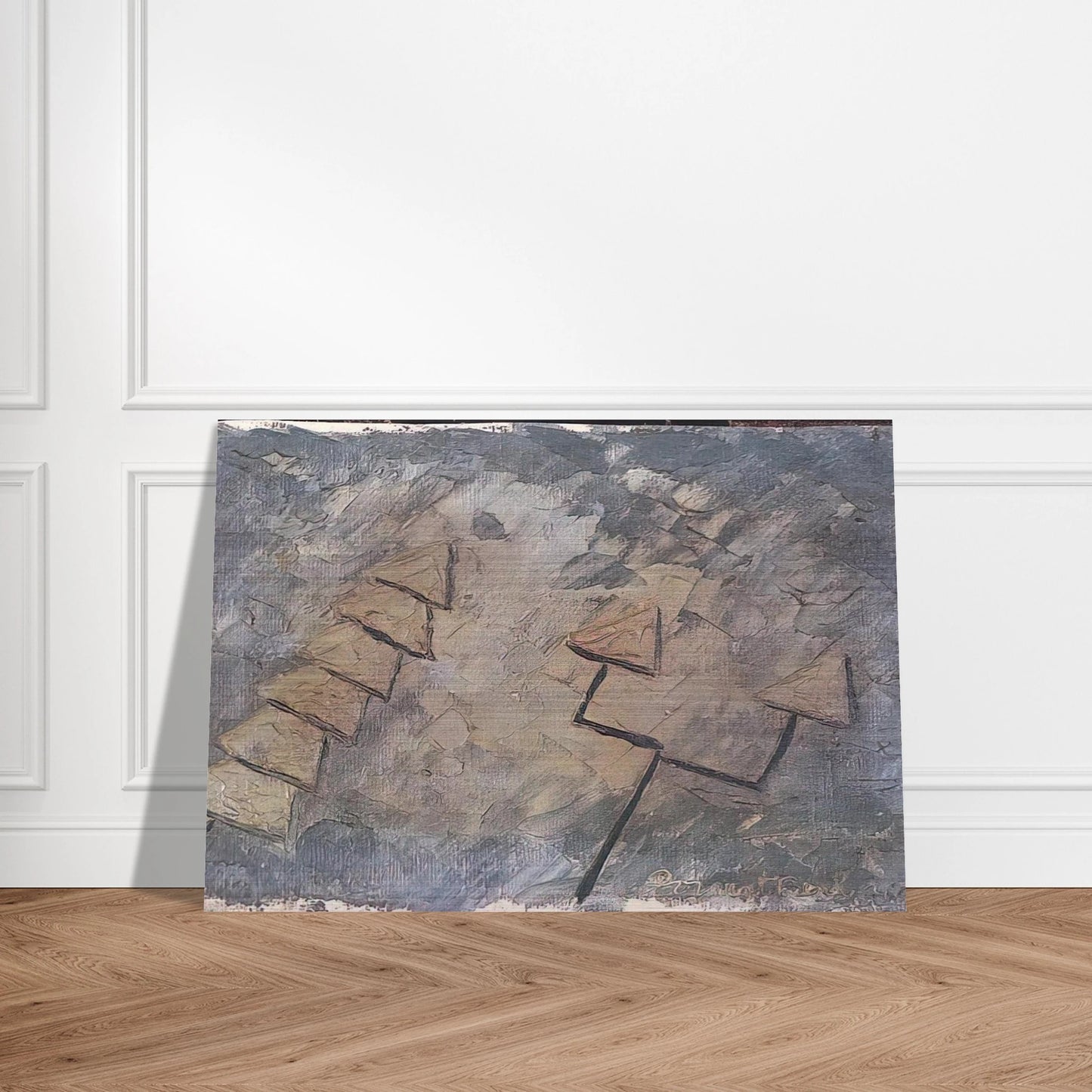 Untitled, No. 21 - 1947 - Forrest Bess Brushed Aluminum Print - 70x100 cm / 28x40 inches | Forrest Bess Aluminum Print | Forrest Bess Prints