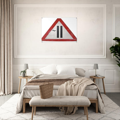 WARNING SIGN 2006 - Banksy Acrylic Print - 70x100 cm / 28x40″ inches