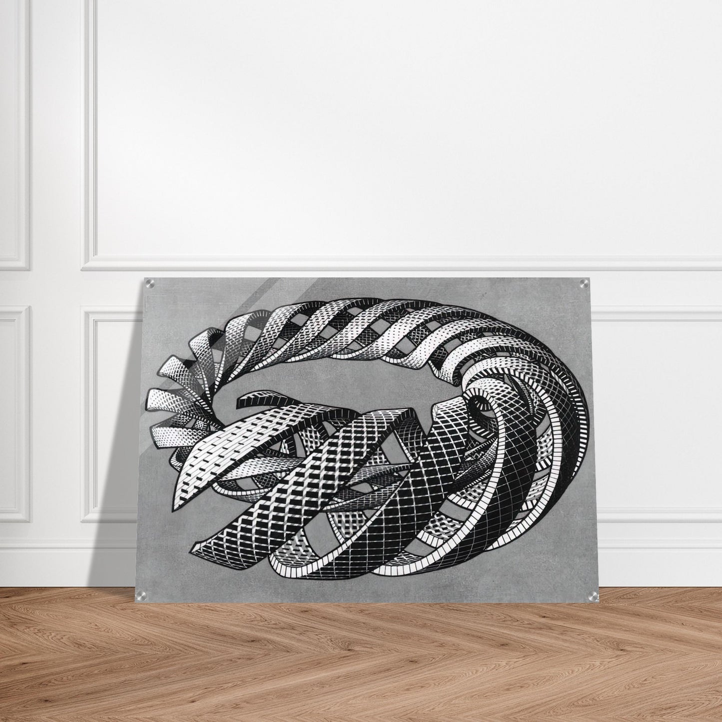 SPIRALS - MC Escher Acrylic Print - 70x100 cm / 28x40″ inches | Maurits Cornelis Escher Prints
