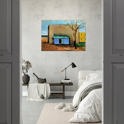 IL BERSAGLIO 1928 - Carlo Carra Brushed Aluminum Print - 70x100 cm / 28x40 inches | Carlo Carra Aluminum Print | Carlo Carra Prints