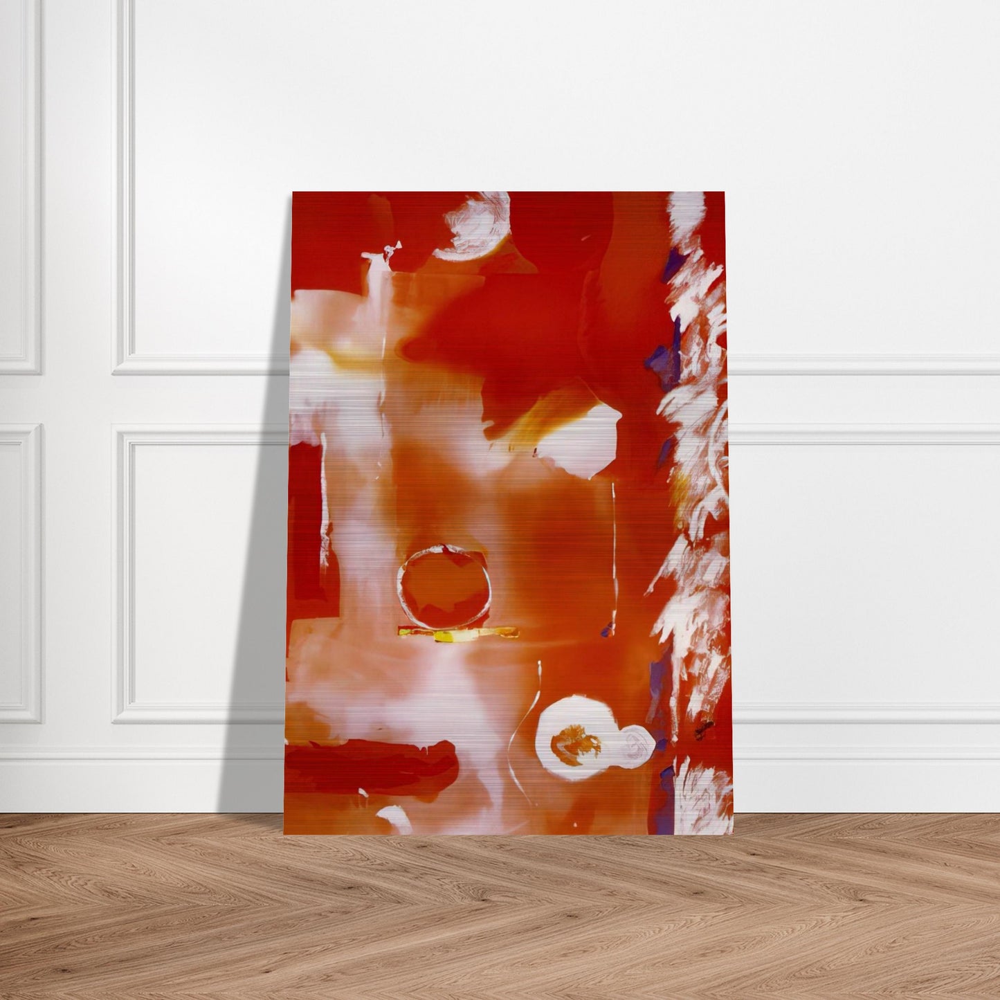 Seeing the Moon on a Hot Summer Day - 1987 - Helen Frankenthaler Brushed Aluminum Print - 70x100 cm / 28x40 inches | Helen Frankenthaler Aluminum Print | Helen Frankenthaler Prints