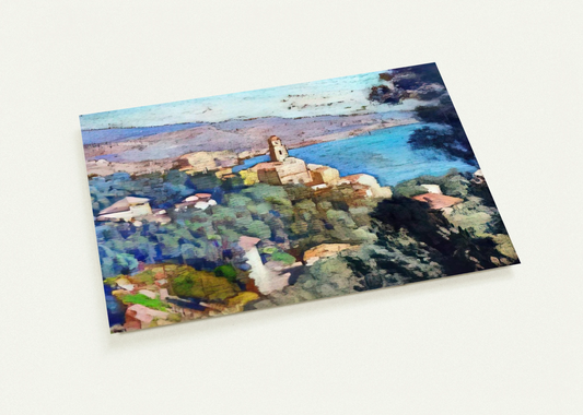 MORTULA AT GRIMALDI By Theo van Rysselberghe Pack of 10 Post Cards | Theo van Rysselberghe Post Cards | A6 (10.5 x 14.8 cm) - 4.1 x 5.8 inches