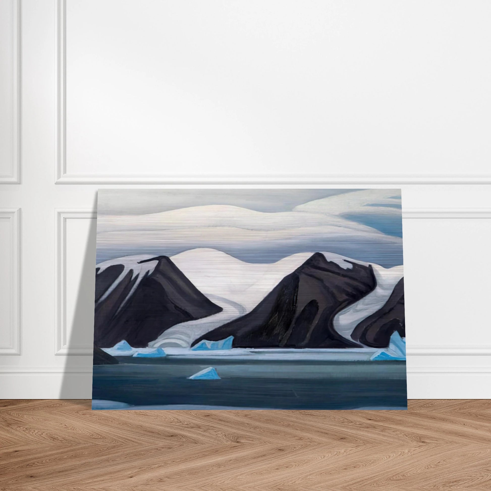 Nerke, Greenland - 1930 - Lawren Harris Brushed Aluminum Print - 70x100 cm / 28x40 inches | Lawren Harris Aluminum Print | Lawren Harris Prints
