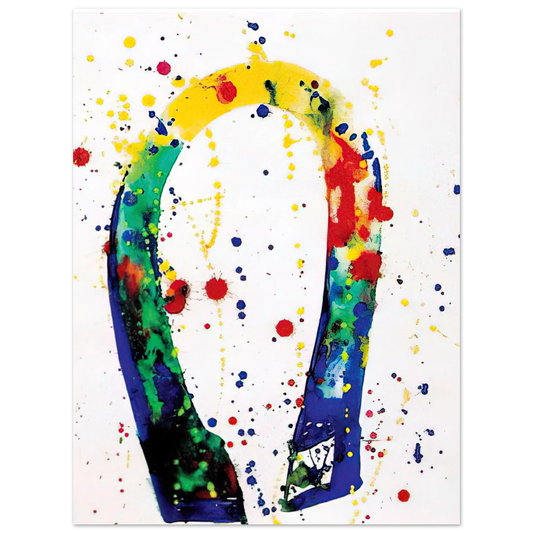 Sam Francis - Sculpture Drawing Toyko  SF65-018   75x100 cm / 30x40inches Fine Art Poster