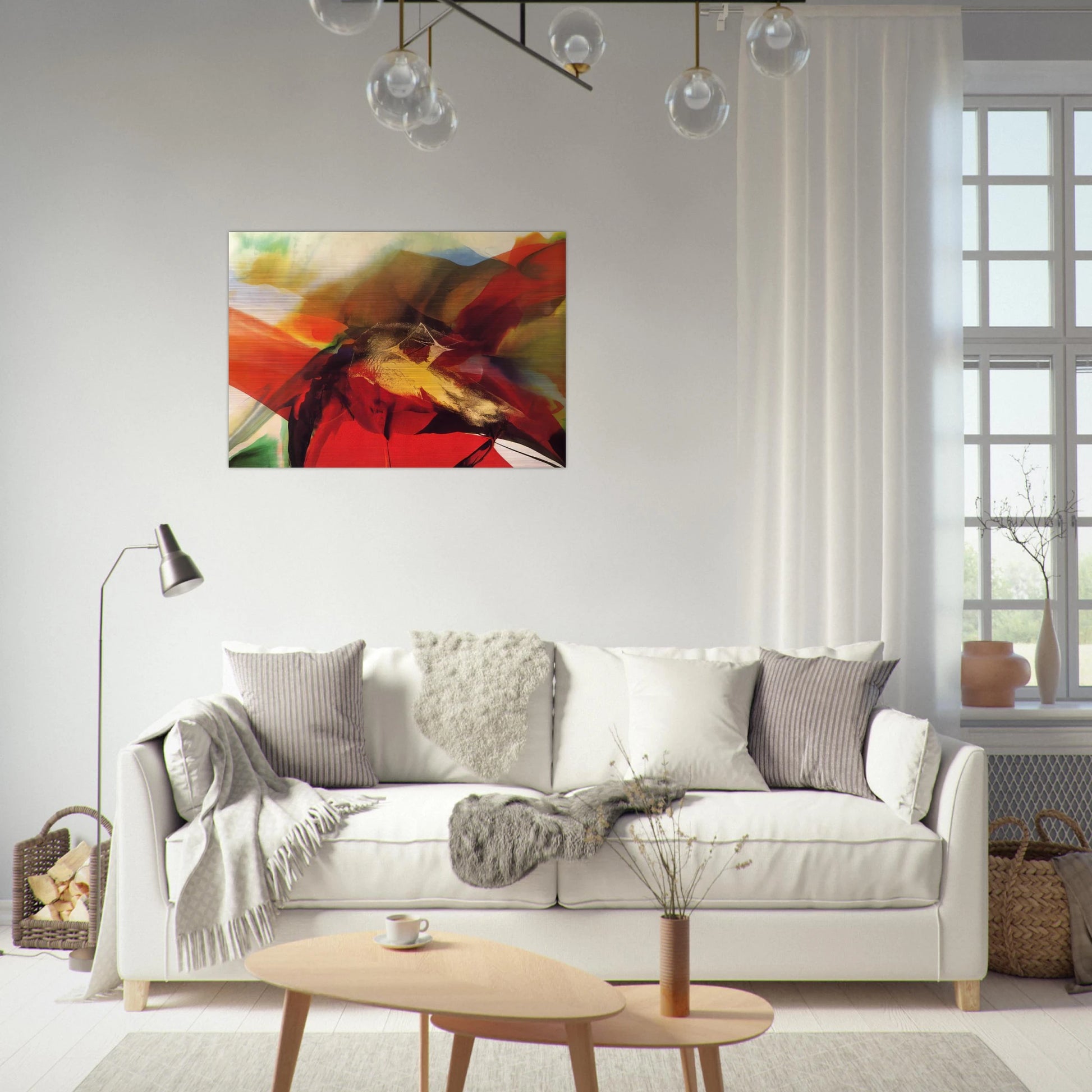 Phenomena Day of Zagorsk - Paul Jenkins Brushed Aluminum Print - 70x100 cm / 28x40 inches | Paul Jenkins Aluminum Print | Paul Jenkins Prints