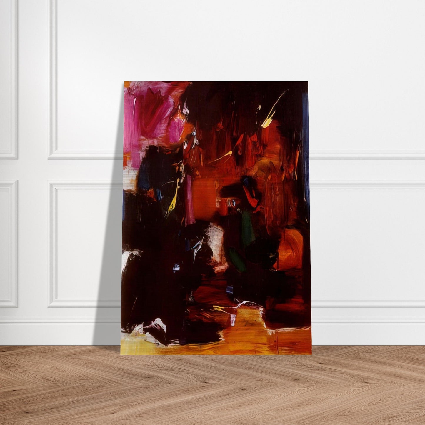 Summer Night s Bliss - Hans Hofmann Brushed Aluminum Print - 70x100 cm / 28x40 inches | Hans Hofmann Aluminum Print | Hans Hofmann Prints