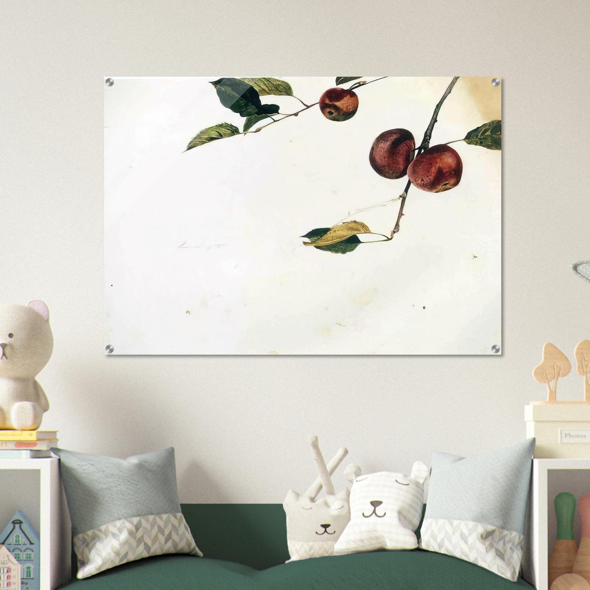 APPLES ON A BOUGH STUDY BEFORE PICKING - Andrew Wyeth Acrylic Print - 70x100 cm / 28x40″ inches