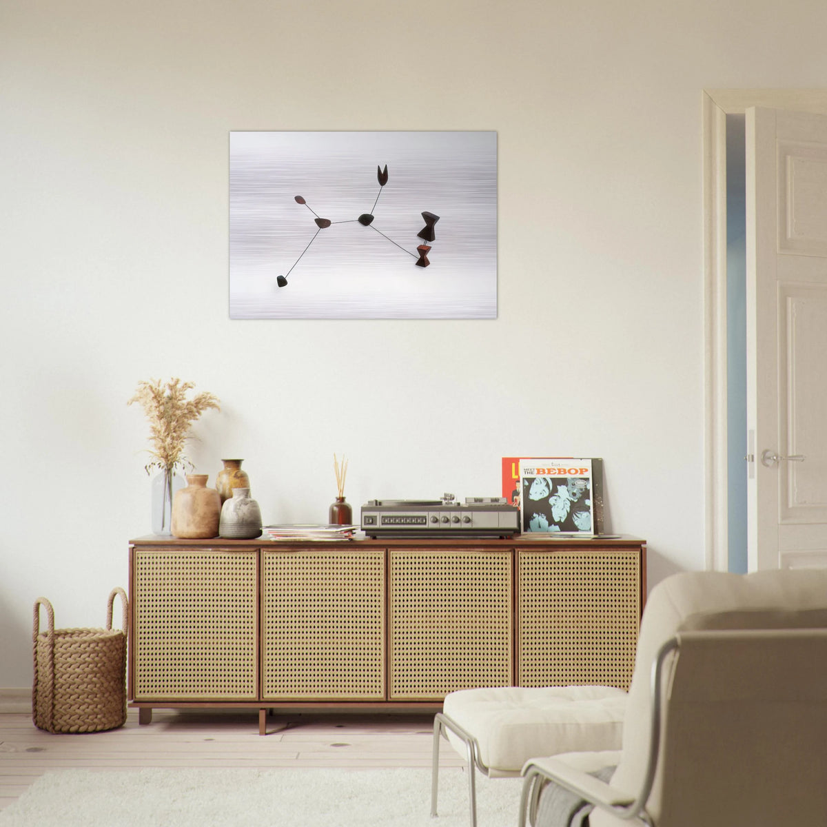 CONSTELLATION 1944 - Alexander Calder Brushed Aluminum Print - 70x100 cm / 28x40 inches | Alexander Calder Aluminum Print | Alexander Calder Prints