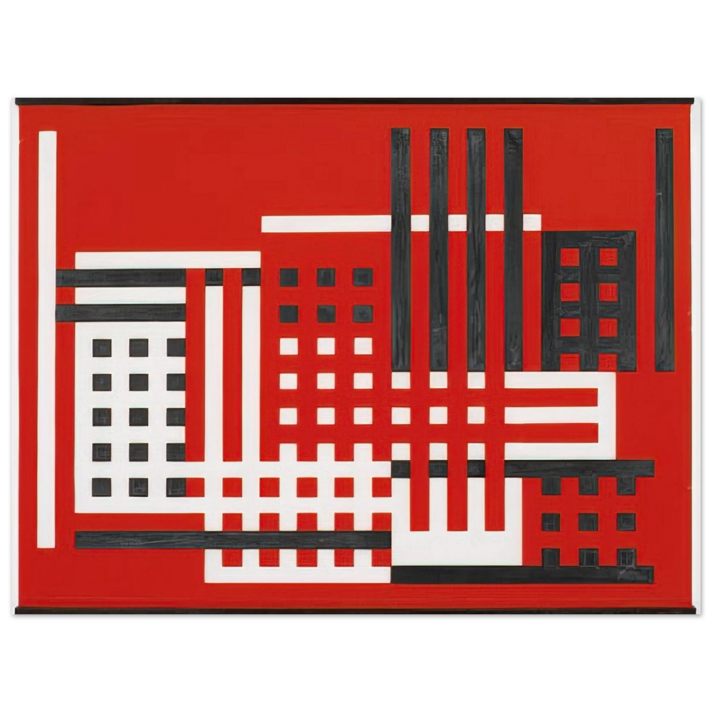 Josef Albers - FACTORY 1925  75x100 cm / 30x40inches Fine Art Poster