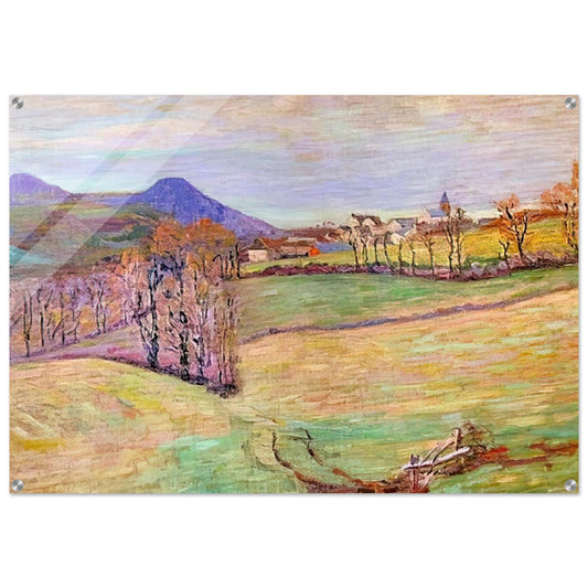 View of Saint-Sauves - Armand Guillaumin Acrylic Print - 70x100 cm / 28x40″ inches