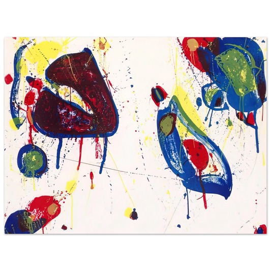 Sam Francis - Heart Stone  75x100 cm / 30x40inches Fine Art Poster