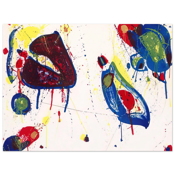 Sam Francis - Heart Stone  75x100 cm / 30x40inches Fine Art Poster