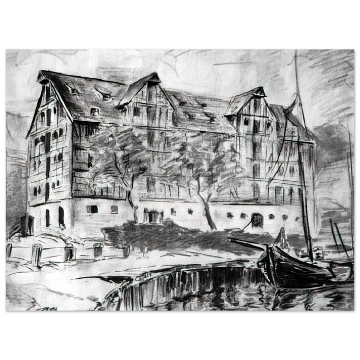 Konrad Zuse - Untitled - 1926  75x100 cm / 30x40inches Fine Art Poster